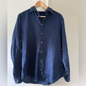Emporio Armani Textured Button-up Men's Shirt